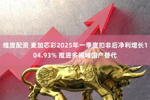 维度配资 麦加芯彩2025年一季度扣非后净利增长104.93% 推进多领域国产替代